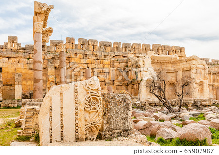 Ancient ruined walls of Grand Court of Jupiter Ancient ruined walls of Grand Court of Jupiter 65907987