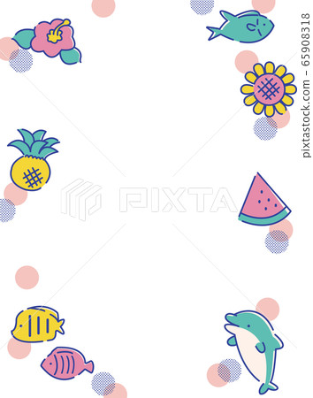 夏天框架圖標 夏天框架圖標 65908318