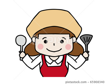 Staff clerk greeting cooking Staff clerk greeting cooking 65908340