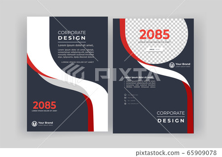 報告，小冊子，書的封面，書的封面模板 65909078