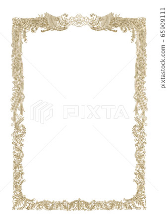 Certificate, Certificate of Award, Paper, Phoenix Pattern 65909111