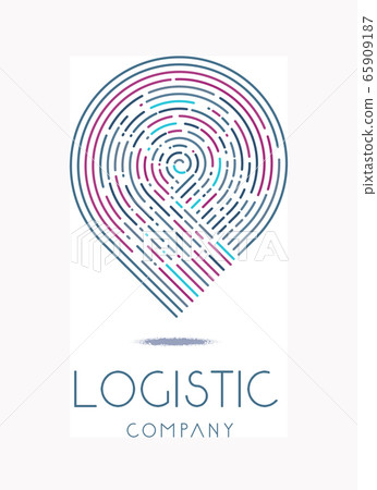 Vector illustration for logistic company on a white 65909187