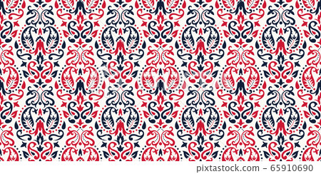 Rectangular seamless Bandana Print vector design for rug, carpet, tapis, shawl, towel, textile, yoga mat. Neck scarf or kerchief pattern design. Traditional ornamental ethnic pattern with paisley. Rectangular seamless Bandana Print vector design for rug, carpet, tapis, shawl, towel, textile, yoga mat. Neck scarf or kerchief pattern design. Traditional ornamental ethnic pattern with paisley. 65910690