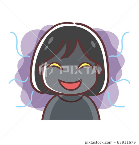 一個女人在惡意的心情（精神變態）中的插圖 65911679