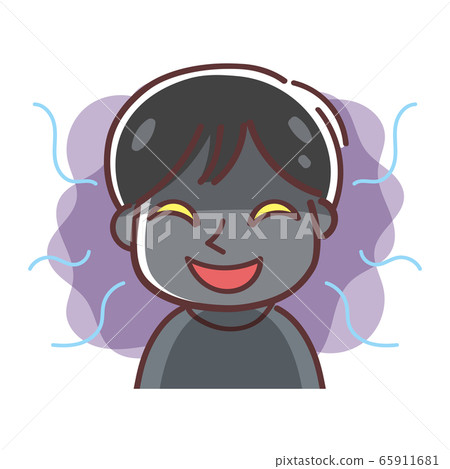 帶有惡意情緒（精神變態）的男性插圖 65911681