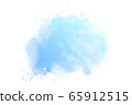 Abstract blue watercolor textuer on white background. 65912515
