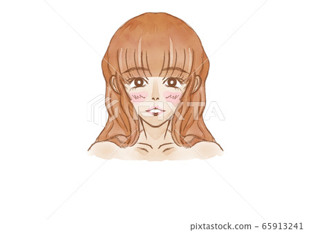 After bath, no background, water color 65913241