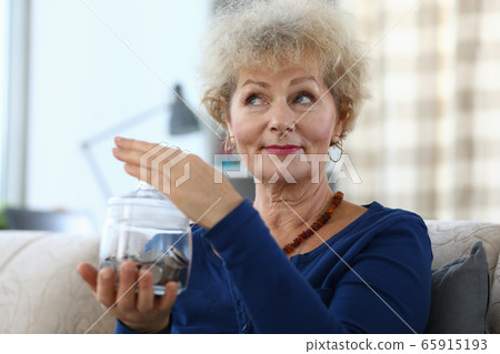 Pensive person looking away Pensive person looking away 65915193