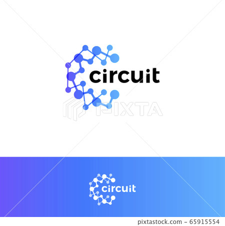 Human circuit logo design stock vector. Illustration of concept - 75047426