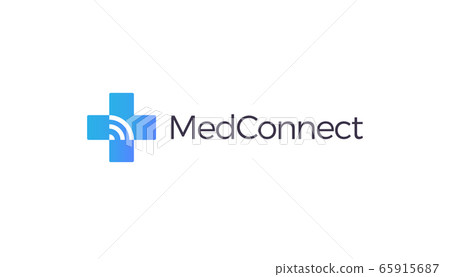 Medical cross logo. Online medicine sign. Plus symbol. Internet, wifi connection vector illustration. Distant healthcare system emblem. Isolated distance doctor consulting app icon. Tele health. Medical cross logo. Online medicine sign. Plus symbol. Internet, wifi connection vector illustration. Distant healthcare system emblem. Isolated distance doctor consulting app icon. Tele health. 65915687