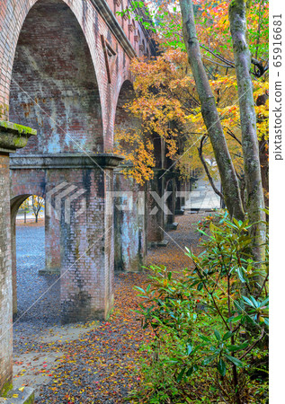 京都南禪寺水道閣 照片素材 圖片 圖庫