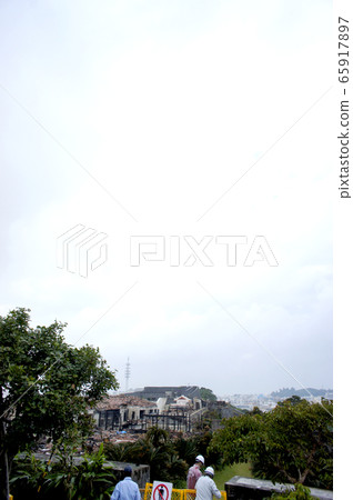 Shuri Castle Fire Remains Shuri Castle Fire Remains 65917897