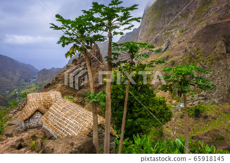 Traditional houses in Paul Valley, Santo Antao Traditional houses in Paul Valley, Santo Antao 65918145