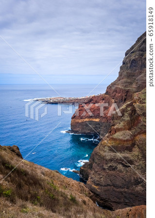 Ponta do Sol village aerial view, Santo Antao Ponta do Sol village aerial view, Santo Antao 65918149
