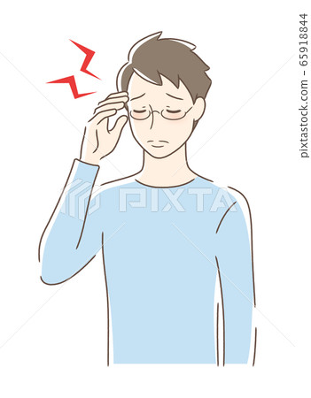 一個男人患頭痛 一個男人患頭痛 65918844