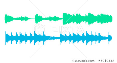 Seismogram earthquake seismic graph diagram. Seismometer or sound waves vibration richter activity 65919338