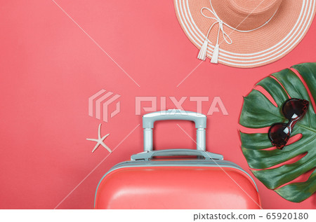 Summer straw hat, travel bag starfish and 65920180