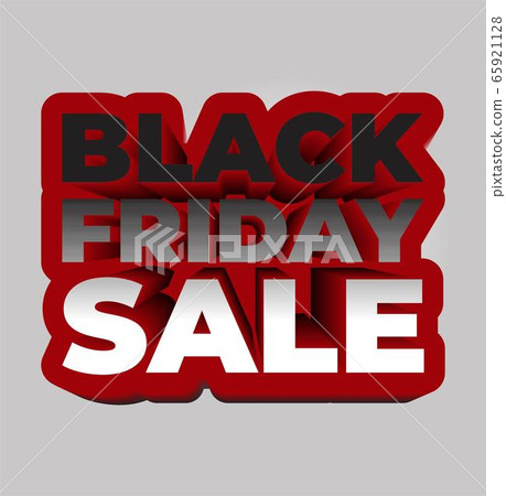 Black Friday Sale label vector 65921128