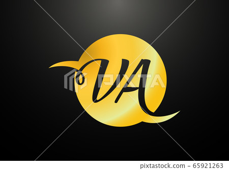 Initial Monogram Letter V A Logo Design Vector Template. Graphic Alphabet Symbol for Corporate Business Identity 65921263