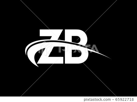 Initial Monogram Letter Z B Logo Design Vector... - Stock Illustration ...