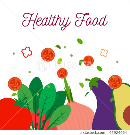 Healthy food poster 65924064