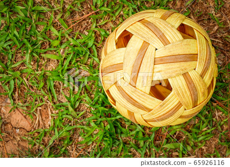 Sepak Takraw ball - rattan ball sport outdoor 65926116