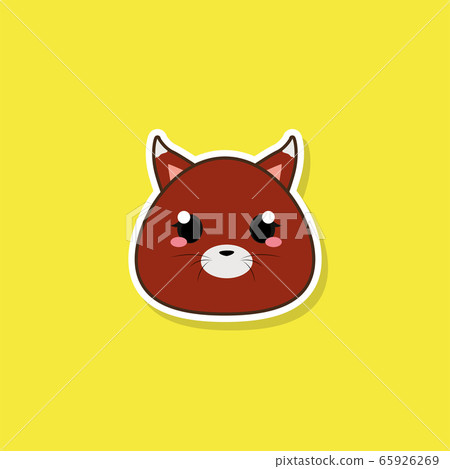 Isolated cute kitten 65926269