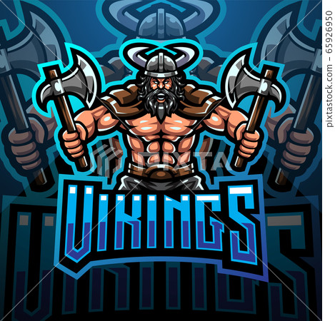 Viking ESports Logo Design Vector. Viking Mascot Gaming Logo Concepts Stock  Vector - Illustration of logos, hockey: 151955405