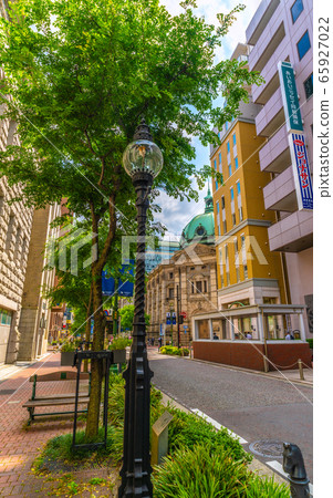 Yokohama cityscape in Japan Overlooking Kanagawa Prefectural Museum of History Yokohama cityscape in Japan Overlooking Kanagawa Prefectural Museum of History 65927022