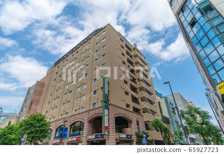 Yokohama cityscape in Japan View of Hotel Route Inn Yokohama Bashamichi facing Bashamichi Yokohama cityscape in Japan View of Hotel Route Inn Yokohama Bashamichi facing Bashamichi 65927723