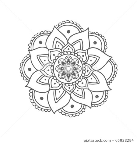 Mandala. Floral pattern Mandala. Floral pattern 65928294