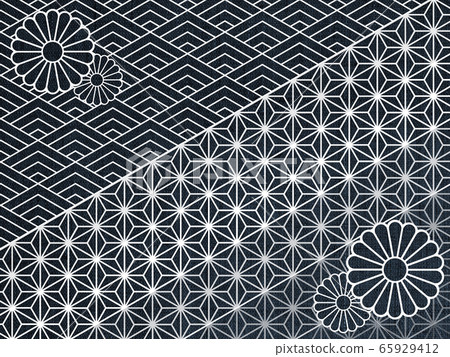 Aizen織物背景素材質感日式風格 65929412