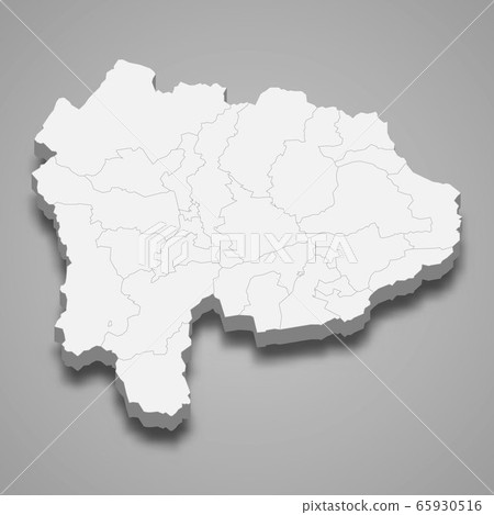3d map prefecture of Japan Template for your 3d map prefecture of Japan Template for your 65930516