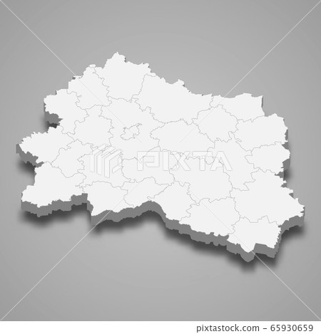 3d map region of Russia Template for your design 3d map region of Russia Template for your design 65930659