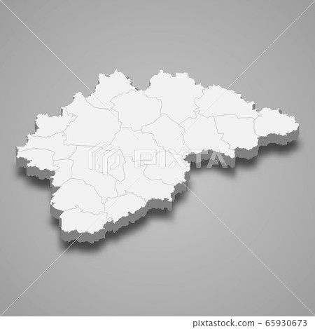 3d map region of Russia Template for your design 3d map region of Russia Template for your design 65930673