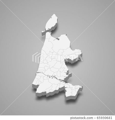 3d map province of Netherlands Template for your 3d map province of Netherlands Template for your 65930681