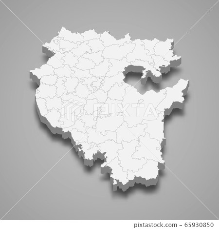 3d map region of Russia Template for your design 3d map region of Russia Template for your design 65930850
