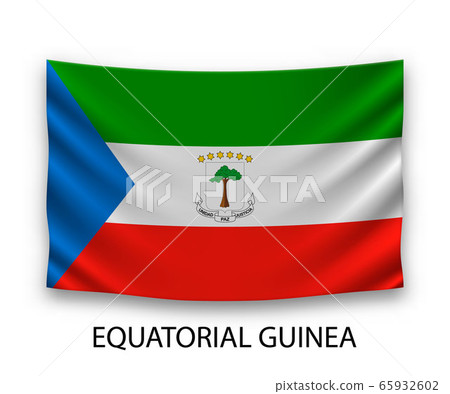Hanging silk flag Template for your design 65932602