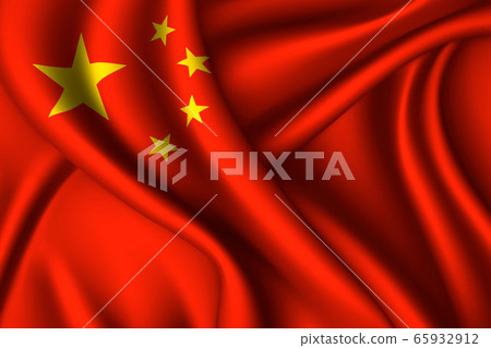 National flag of silk Template for your design National flag of silk Template for your design 65932912