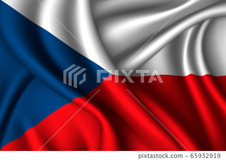 national flag of silk. Template for your design national flag of silk. Template for your design 65932919