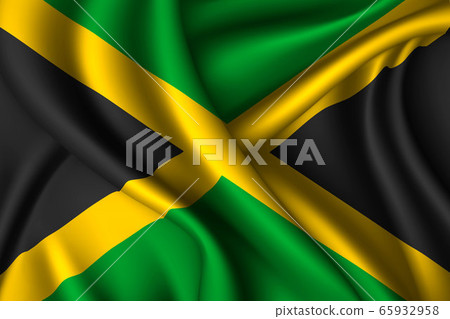 national flag of silk. Template for your design 65932958