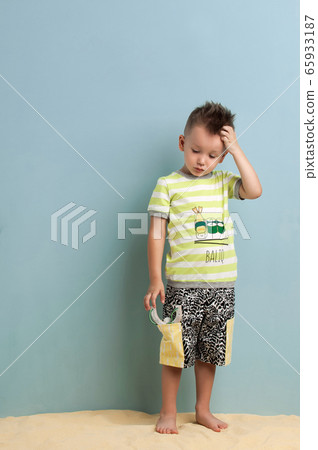 little boy in shorts BALIQ - A FISH 65933187