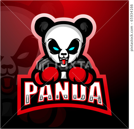 Boxing Panda mascot esport logo design Boxing Panda mascot esport logo design 65934166