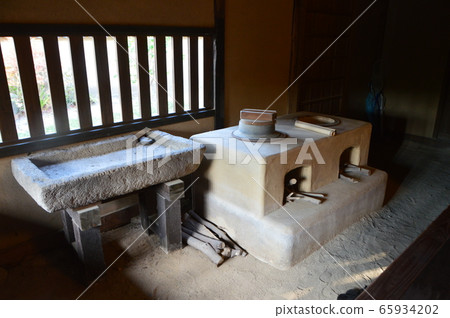 廚房/ Kamado（大分縣Kitsuki市Kitsuki Castle城堡/ Kitsuki的Nomi House，Kitadai武士的Houses） 65934202