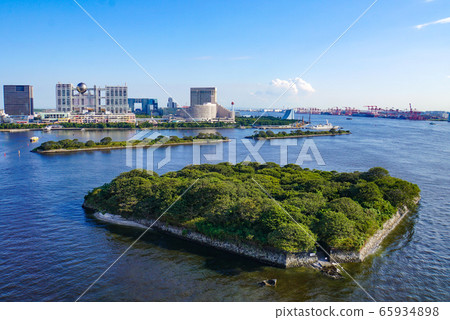 Tokyo's historic site: Daidaiba is quietly floating in Tokyo Bay 65934898
