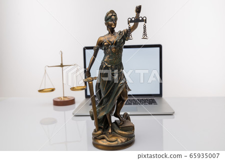 Judge gavel with Justice lawyers having team meeting at law firm background. Concepts of Law and Legal services Judge gavel with Justice lawyers having team meeting at law firm background. Concepts of Law and Legal services 65935007