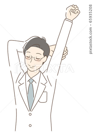 男人伸展 男人伸展 65935208