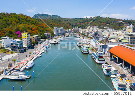 臺灣高雄旗津港灣景色Asia Kaohsiung Qijin Bay Landscape 臺灣高雄旗津港灣景色Asia Kaohsiung Qijin Bay Landscape 65937011