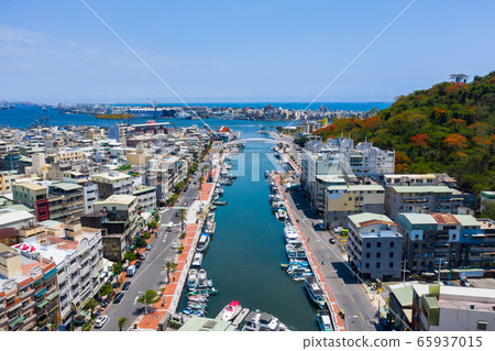 臺灣高雄旗津港灣景色Asia Kaohsiung Qijin Bay Landscape 臺灣高雄旗津港灣景色Asia Kaohsiung Qijin Bay Landscape 65937015