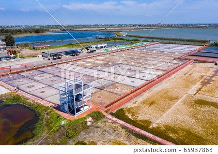 臺灣臺南井仔腳瓦盤鹽田Tainan salt pan, Asia, Taiwan 65937863